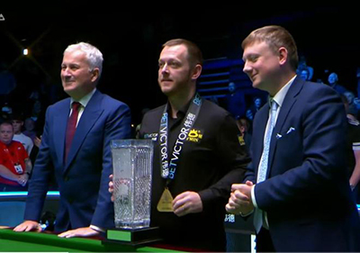 复仇未果！周跃龙8-9憾负马克·艾伦，英格兰公开赛再获亚军