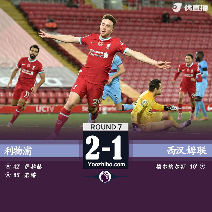<a href=/mianfeizuqiu/liverpool/ target=_blank class=infotextkey>利物浦</a>2-1西汉姆