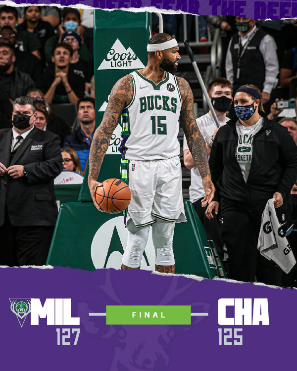 雄鹿逆转绝杀黄蜂