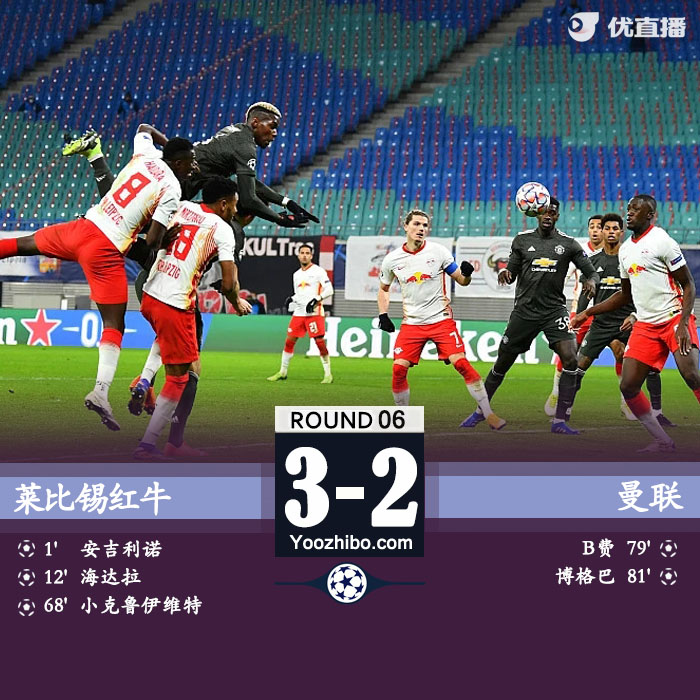<a href=/mianfeizuqiu/manlian/ target=_blank class=infotextkey>曼联</a>2-3莱比锡红牛