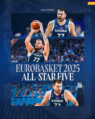 东契奇场均34.7分8.6篮板7.1助攻入选欧锦赛最佳阵,德国击败土耳其夺冠