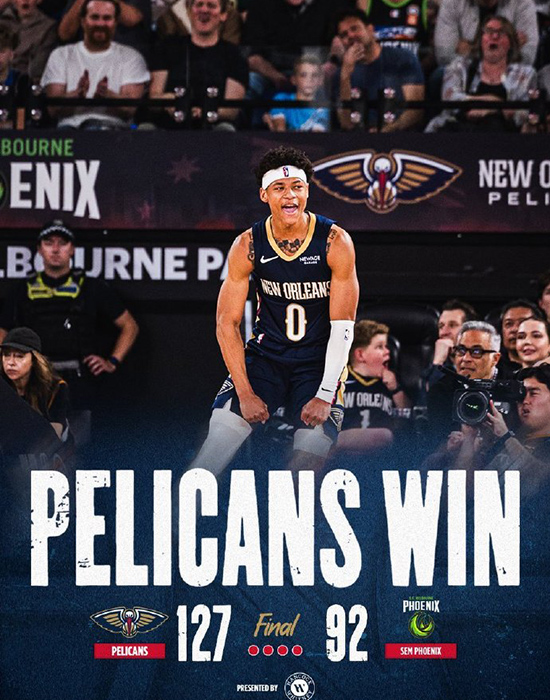 10月05日 NBA季前赛 东南墨尔本凤凰vs鹈鹕 全场录像及集锦